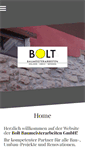 Mobile Screenshot of boltbau.ch